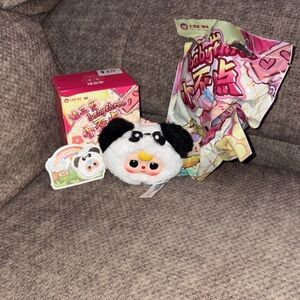 This is a Baby Three Tiny Animal Head Series plush. Authentic